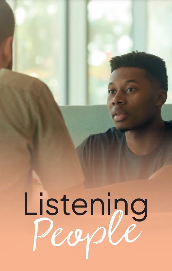 listening people leaflet